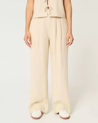 Hollister Livvy Ultra High-Rise linne-blandning vid benbyxor
