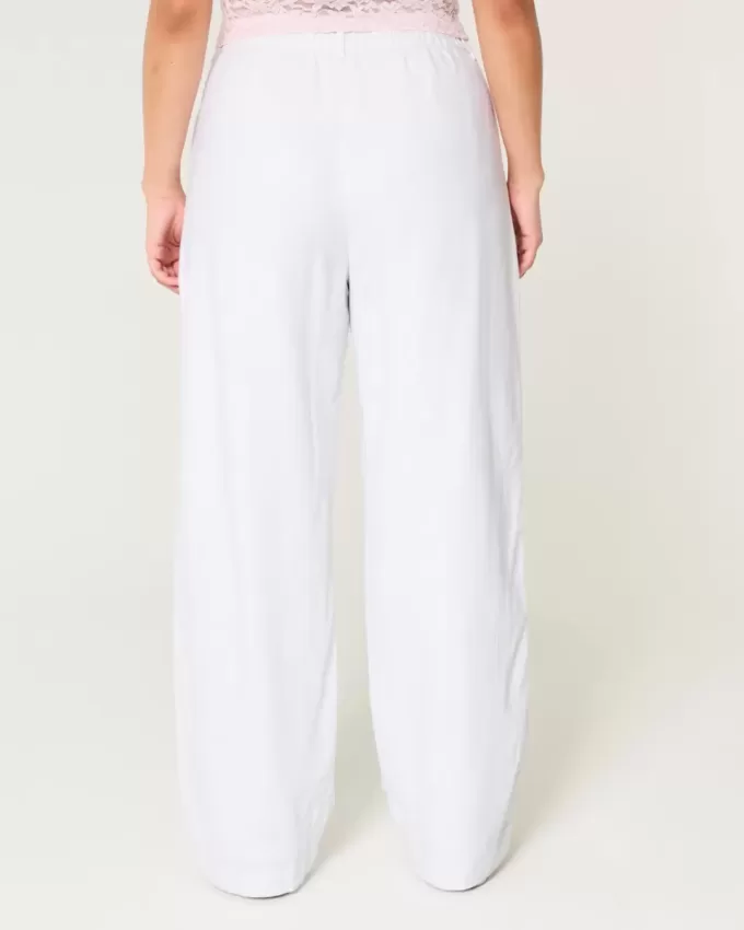 Hollister Livvy Ultra High-Rise linne-blandning vid benbyxor Hollister Livvy Ultra High-Rise linne-blandning vid benbyxor