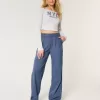 Hollister Livvy Ultra High-Rise wide-leg byxor Hollister Livvy Ultra High-Rise wide-leg byxor