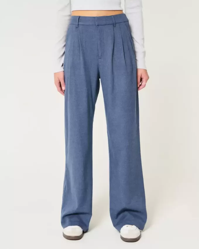Hollister Livvy Ultra High-Rise wide-leg byxor Hollister Livvy Ultra High-Rise wide-leg byxor