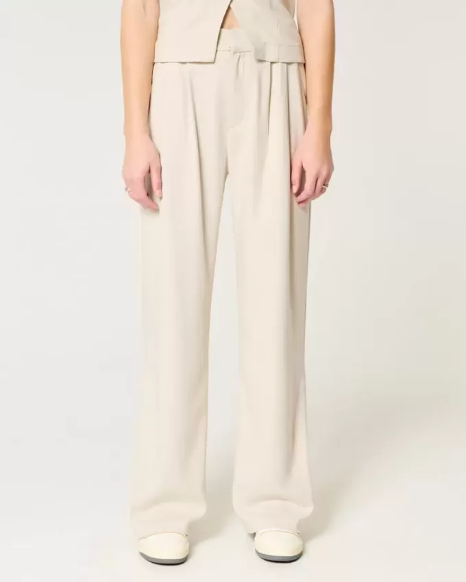 Hollister Livvy Ultra High-Rise wide-leg byxor Hollister Livvy Ultra High-Rise wide-leg byxor