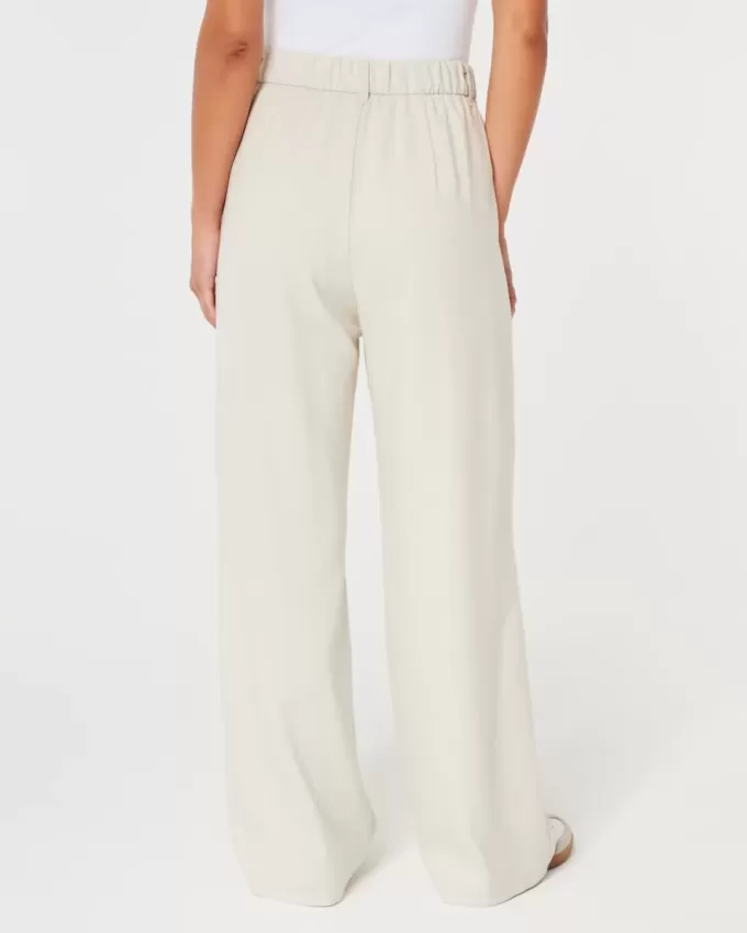 Hollister Livvy Ultra High-Rise wide-leg byxor Hollister Livvy Ultra High-Rise wide-leg byxor