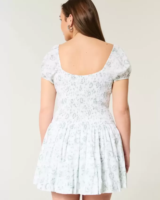 Hollister Sofia Drop-Waist Bubble Skort Klänning Hollister Sofia Drop-Waist Bubble Skort Klänning