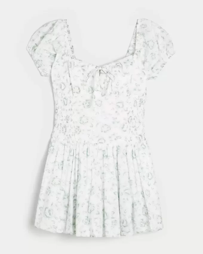 Hollister Sofia Drop-Waist Bubble Skort Klänning Hollister Sofia Drop-Waist Bubble Skort Klänning