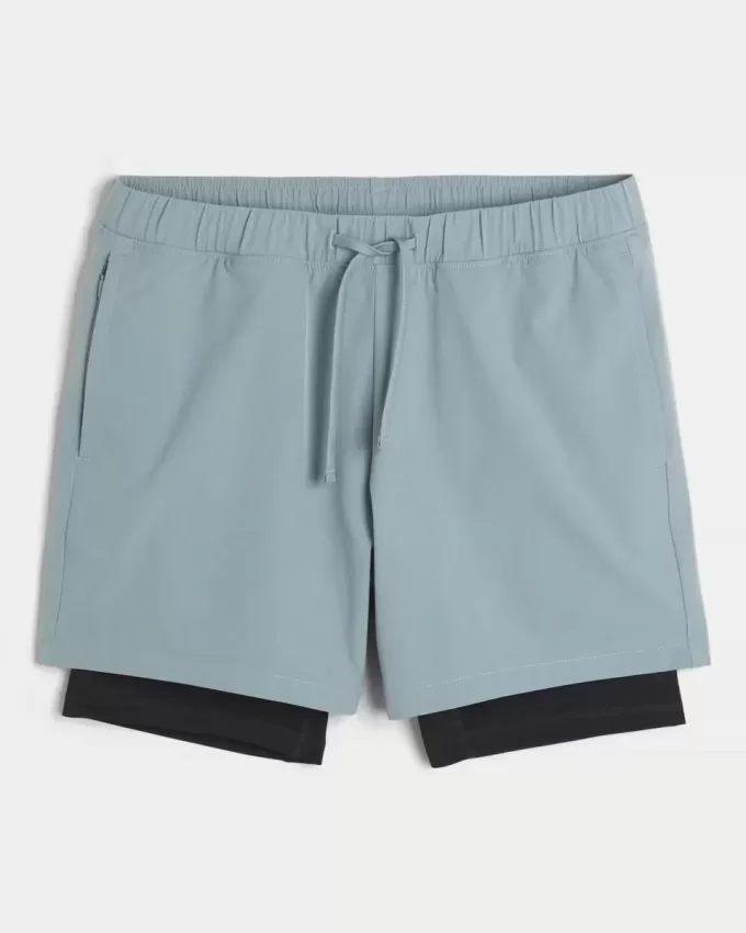 Hybrid aktiva shorts på mitten av låret Hybrid aktiva shorts på mitten av låret