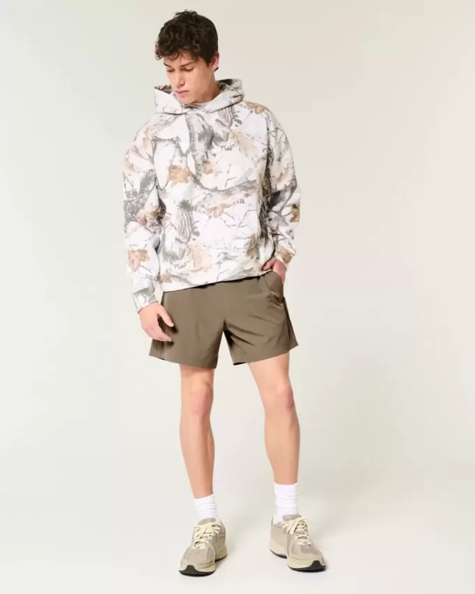 Hybrid aktiva shorts på mitten av låret Hybrid aktiva shorts på mitten av låret