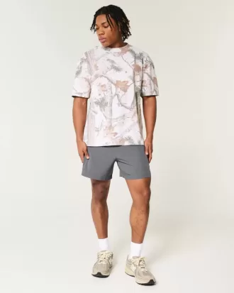 Hybrid aktiva shorts på mitten av låret