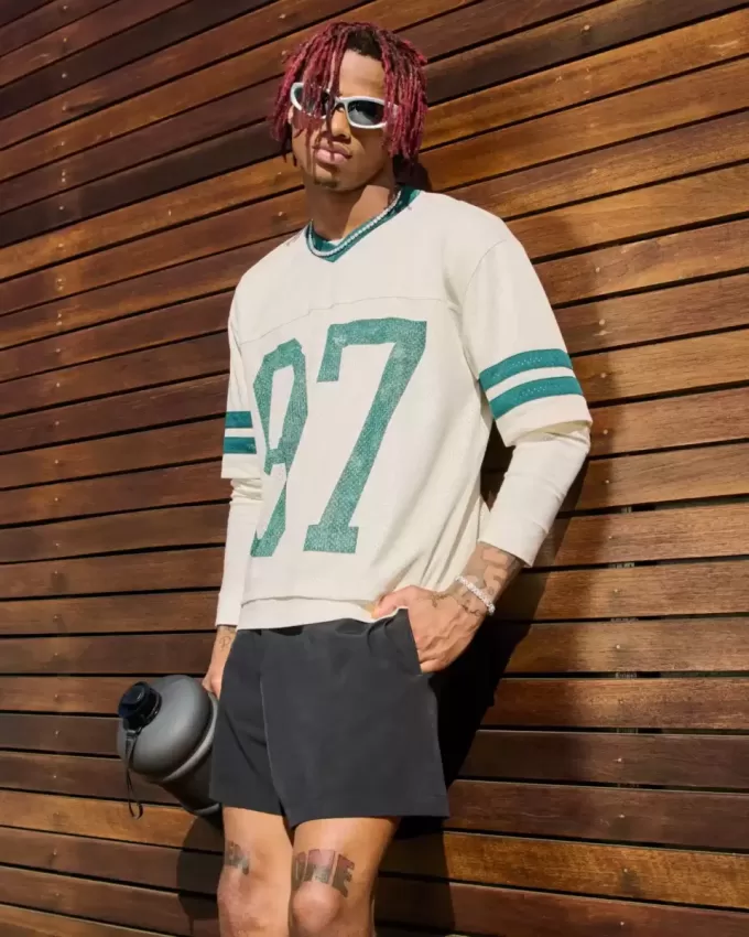 Hybrid aktiva shorts på mitten av låret