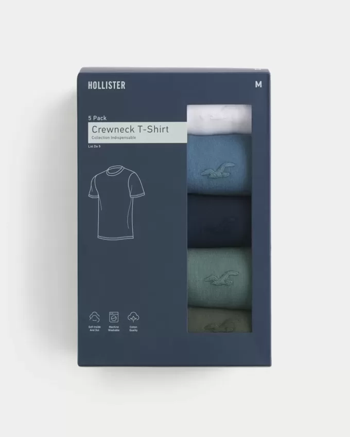 Icon Crew T-shirt 5-pack