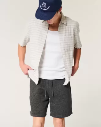 Ikonshorts med fleece ovanför knäet