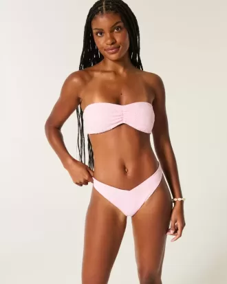 Jacquard Cheeky bikinibotten med hög ben V-midja