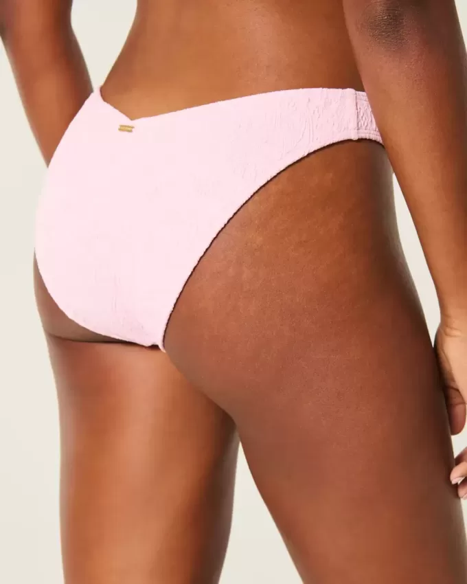 Jacquard Cheeky bikinibotten med hög ben V-midja