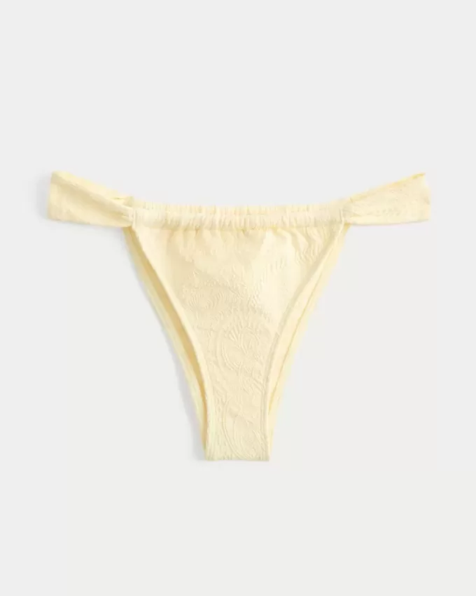 Jacquard Wide-Strap Fräckaste bikinibotten