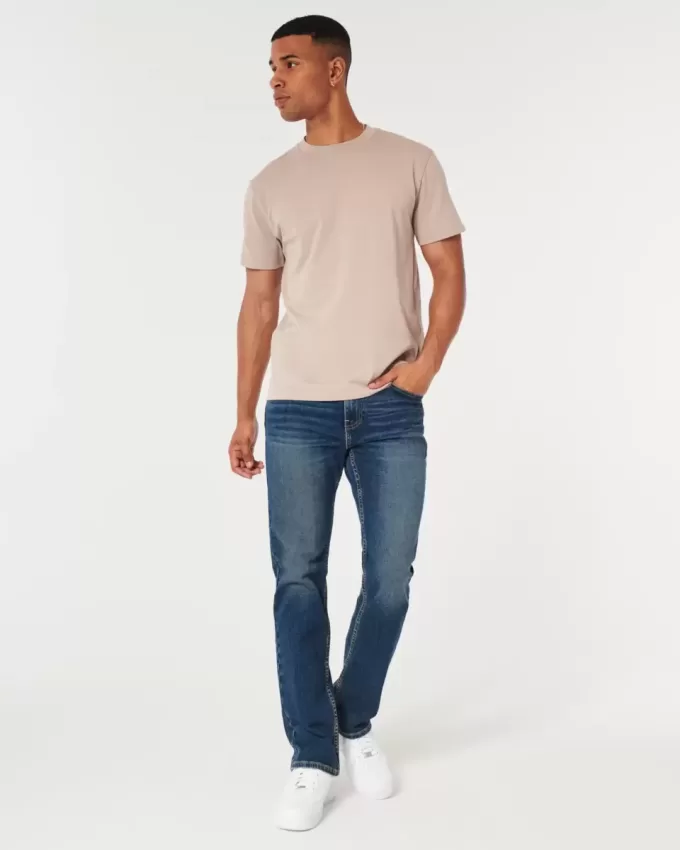 Jeans med medium tvättstövel Jeans med medium tvättstövel