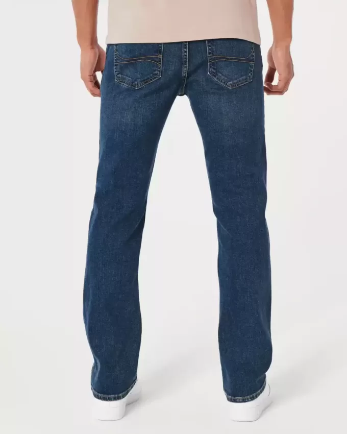 Jeans med medium tvättstövel Jeans med medium tvättstövel
