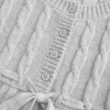 Kabelstickad Babydoll-tröja Kabelstickad Babydoll-tröja