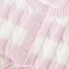 Kabelstickad Babydoll-tröja Kabelstickad Babydoll-tröja