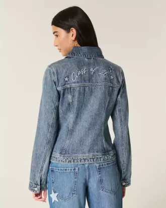 Klass av ’26 grafisk jeansjacka