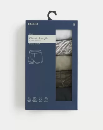 Klassisk längd boxershorts 5-pack