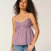 Knapp Babydoll Topp Knapp Babydoll Topp