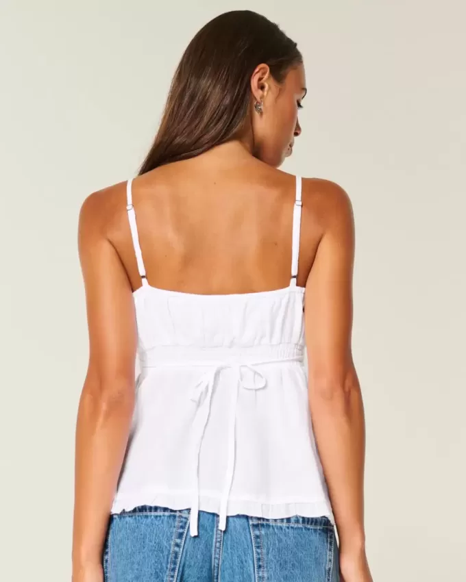 Knapp Babydoll Topp Knapp Babydoll Topp