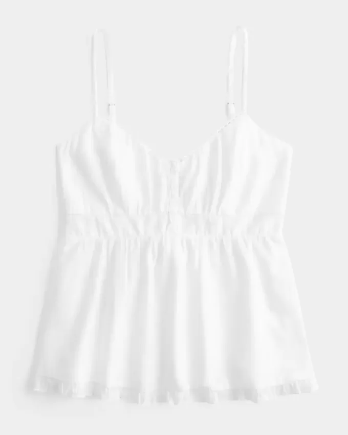 Knapp Babydoll Topp Knapp Babydoll Topp