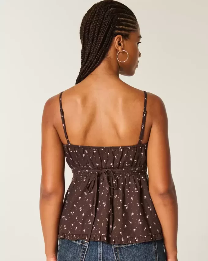 Knapp Babydoll Topp Knapp Babydoll Topp