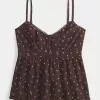 Knapp Babydoll Topp Knapp Babydoll Topp