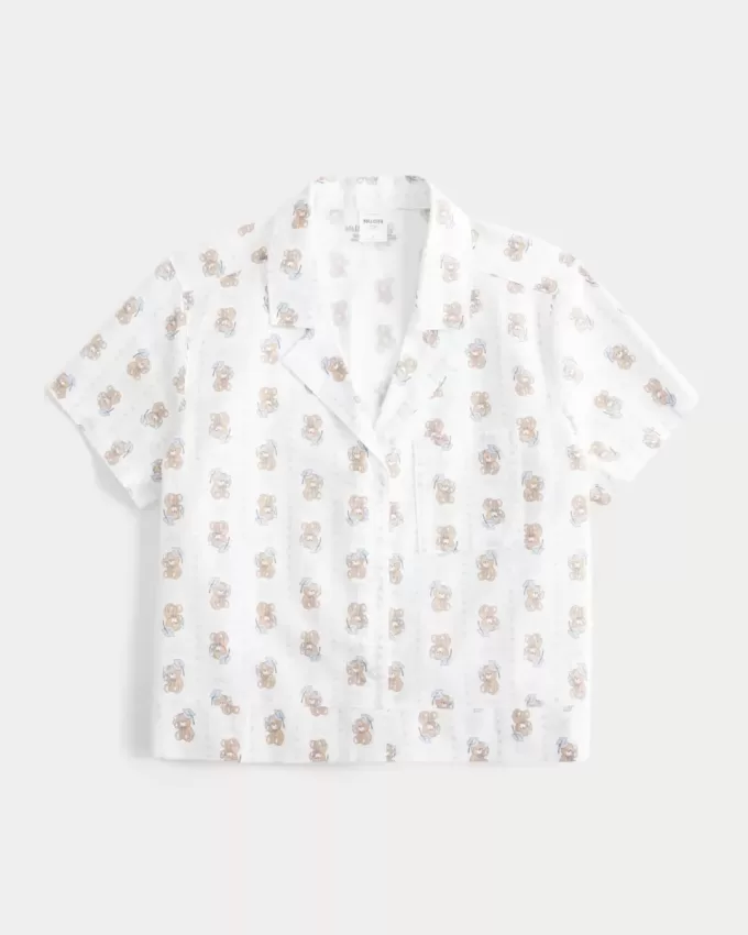 Kortärmad Grad Bear Sleep Shirt Kortärmad Grad Bear Sleep Shirt