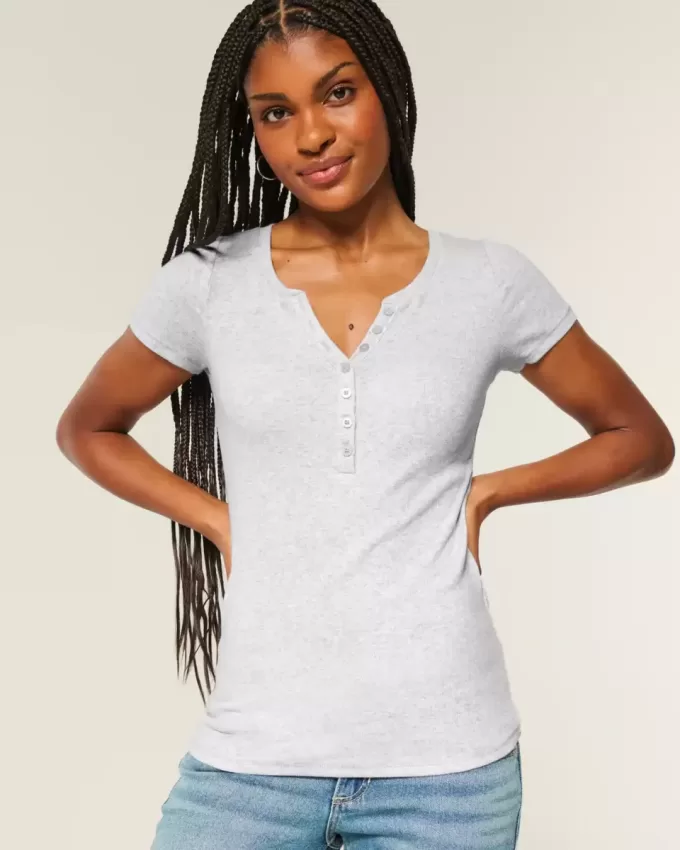 Kortärmad Henley Kortärmad Henley