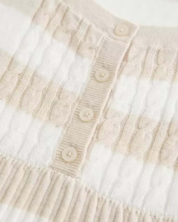 Kortärmad Henley Babydoll Topp Kortärmad Henley Babydoll Topp