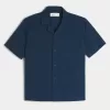 Kortärmad Seersucker Pocket Shirt Kortärmad Seersucker Pocket Shirt