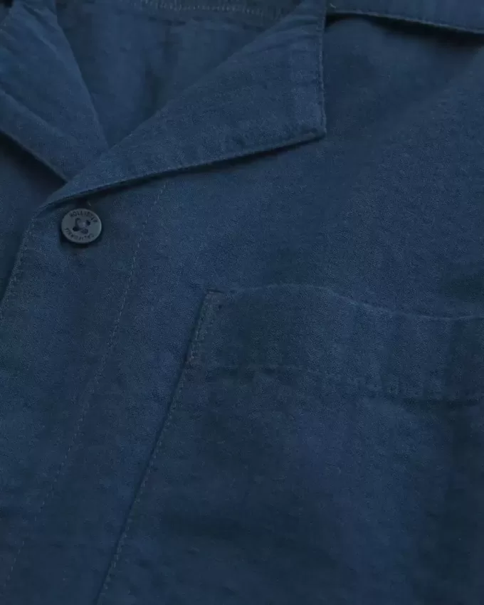 Kortärmad Seersucker Pocket Shirt Kortärmad Seersucker Pocket Shirt
