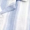 Kortärmad textural randig skjorta Kortärmad textural randig skjorta