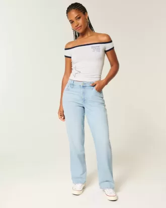 Kurviga High-Rise Dad Jeans