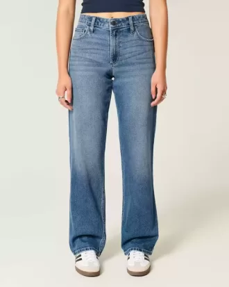 Kurviga High-Rise Dad Jeans