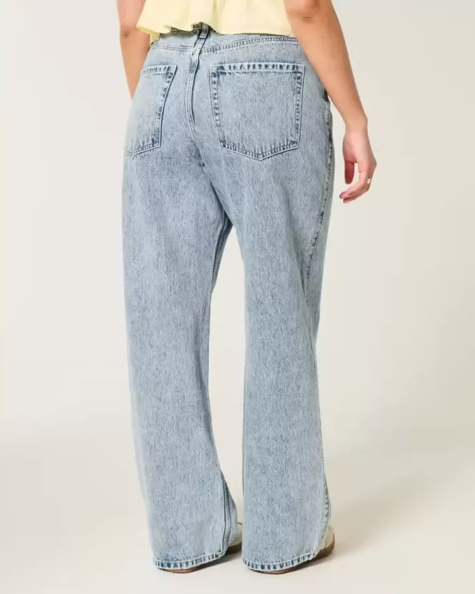 Kurviga High-Rise Medium Wash Baggy Jeans Kurviga High-Rise Medium Wash Baggy Jeans
