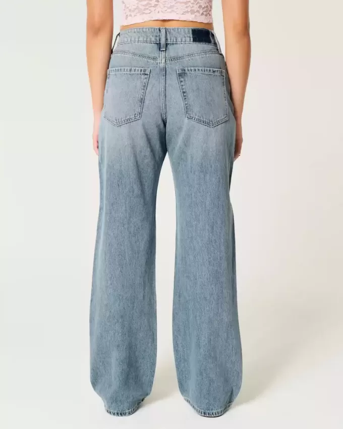Kurviga High-Rise Medium Wash Baggy Jeans Kurviga High-Rise Medium Wash Baggy Jeans