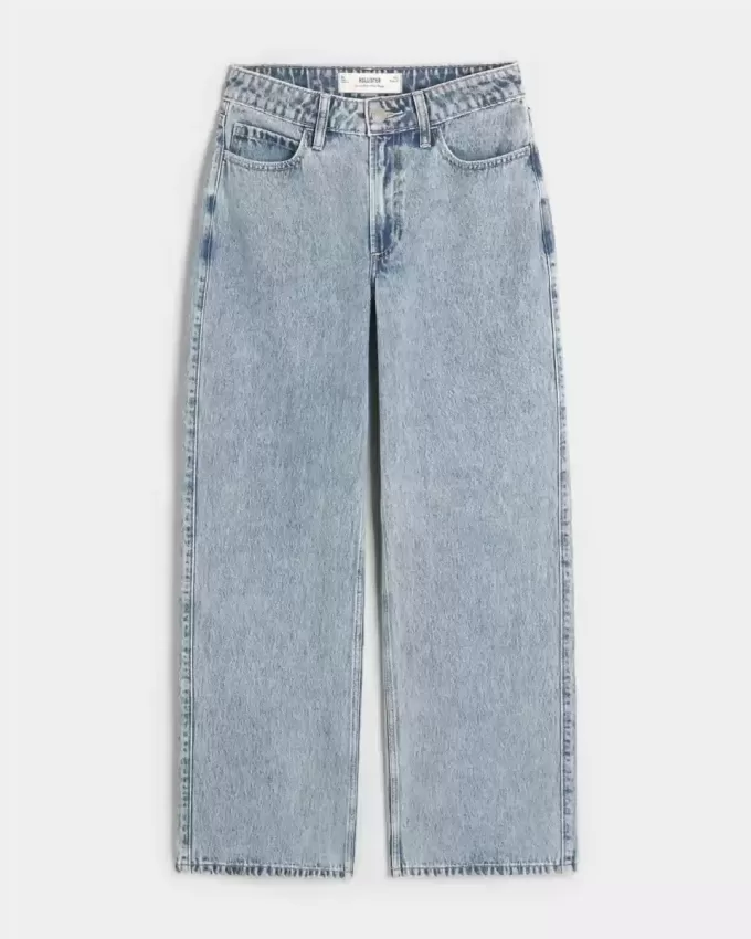 Kurviga High-Rise Medium Wash Baggy Jeans Kurviga High-Rise Medium Wash Baggy Jeans