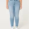 Kurviga High-Rise Medium Wash Super Skinny Jeans