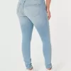 Kurviga High-Rise Medium Wash Super Skinny Jeans