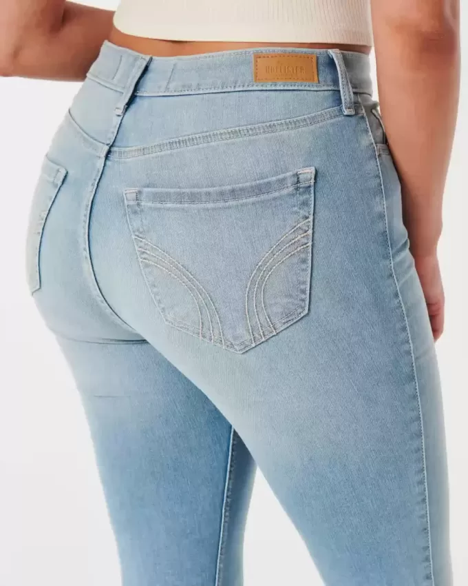 Kurviga High-Rise Medium Wash Super Skinny Jeans
