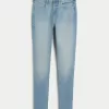Kurviga High-Rise Medium Wash Super Skinny Jeans