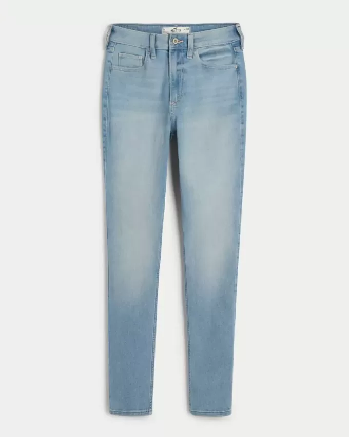 Kurviga High-Rise Medium Wash Super Skinny Jeans