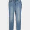 Kurviga High-Rise Medium Wash Super Skinny Jeans