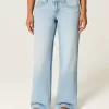 Kurviga låga distressed baggy jeans Kurviga låga distressed baggy jeans