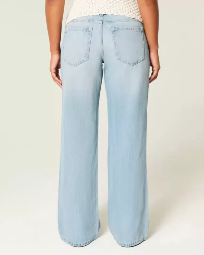 Kurviga låga distressed baggy jeans Kurviga låga distressed baggy jeans