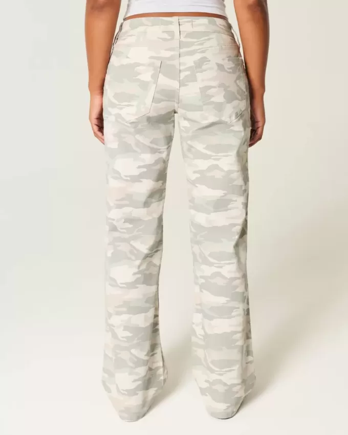 Kurviga låga Y2K Camo Baggy Jeans Kurviga låga Y2K Camo Baggy Jeans