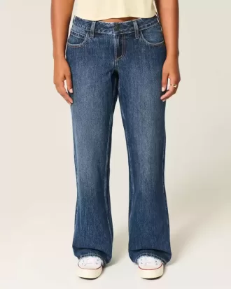 Kurviga Low-Rise Dark Wash Baggy Jeans Kurviga Low-Rise Dark Wash Baggy Jeans