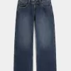 Kurviga Low-Rise Dark Wash Baggy Jeans Kurviga Low-Rise Dark Wash Baggy Jeans